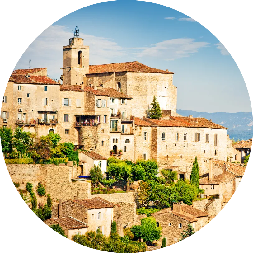 toitures à gordes en tuile canal
